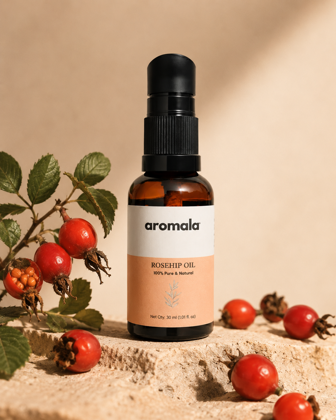 aromala-rosehip-oil-pack-shot-with-fruit