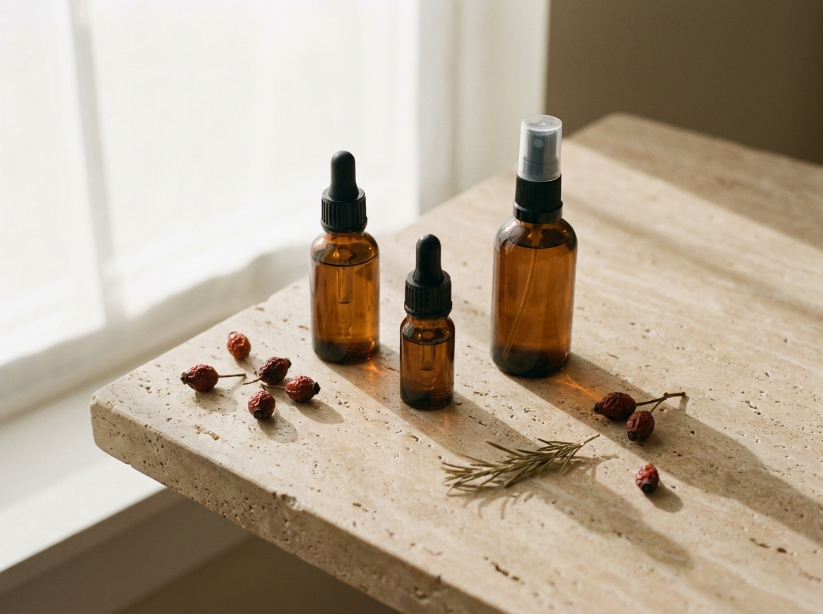 The trio — all three products together